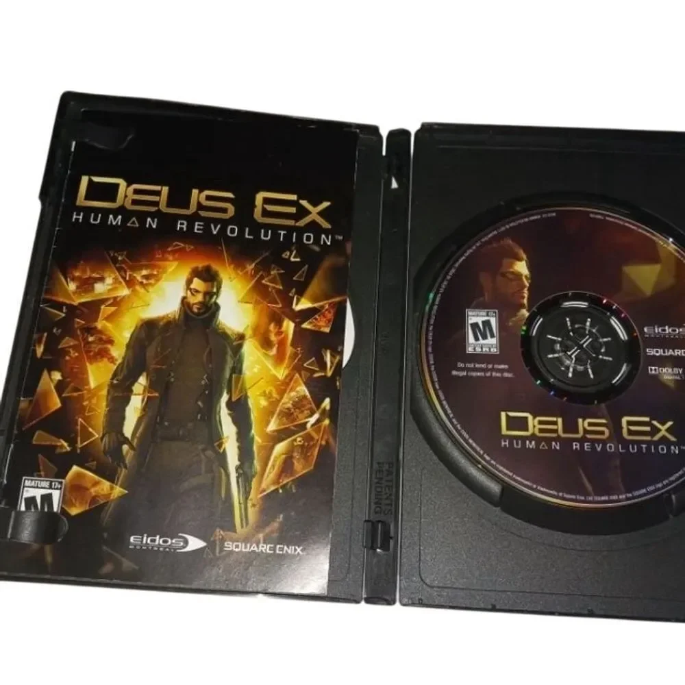 Deus Ex: Human Revolution‎ PC DVD-ROM Action RPG Game Square Enix CIB tested